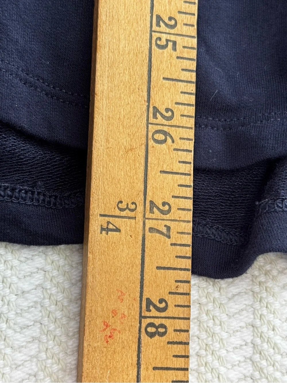 CAbi XL Recline Tee Shirt In Dark Sapphire. Back Tie. #4192. Rayon/Spandex